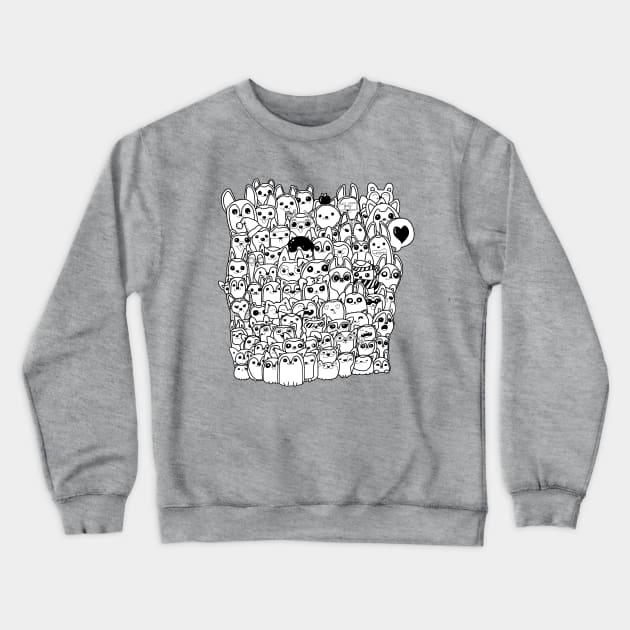 Huskies! Crewneck Sweatshirt by OneWeirdDude